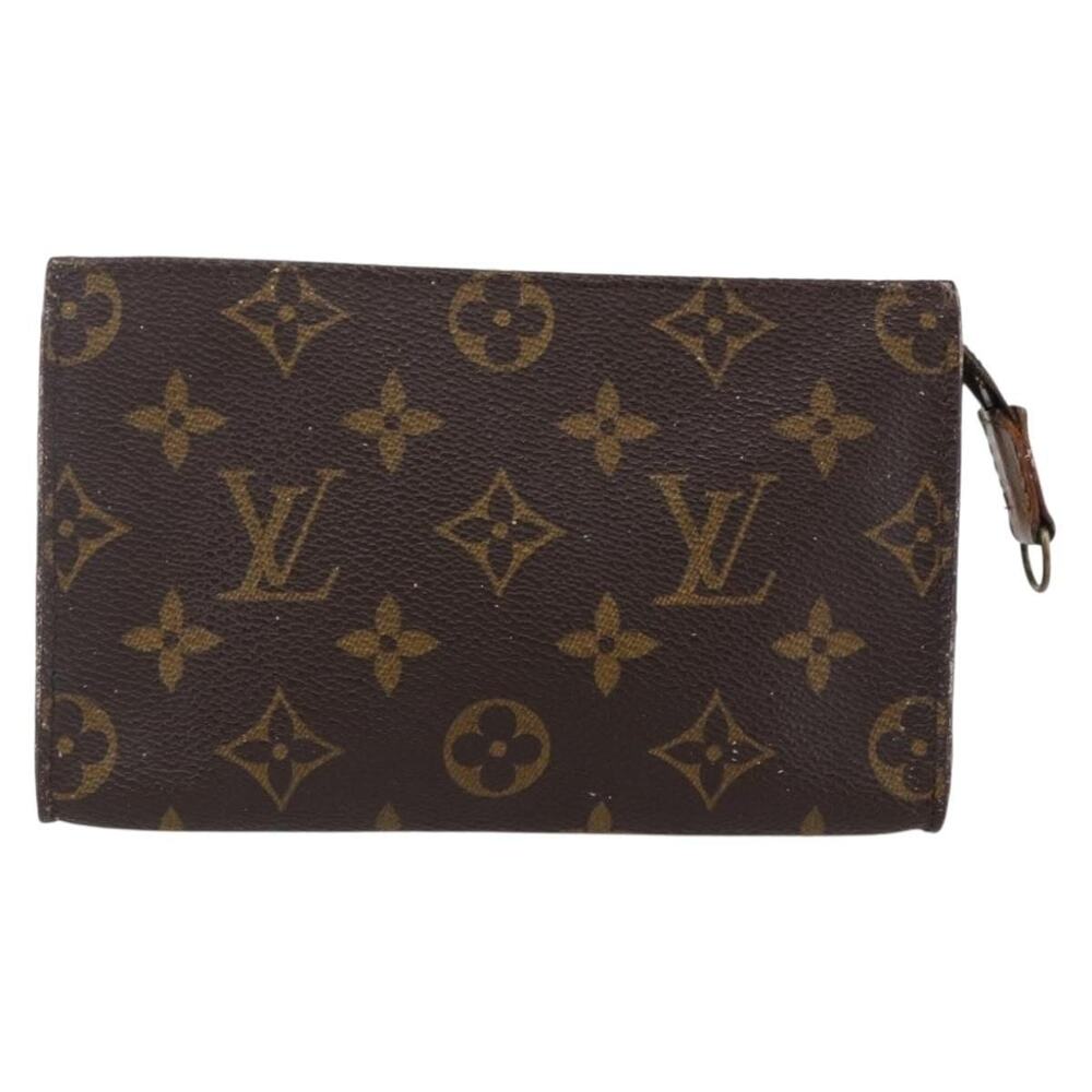 Louis Vuitton Monogram Bucket PM Accessory Pouch Brown
